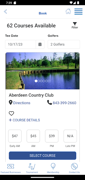 Myrtle Beach Golf Passport Screenshot 1