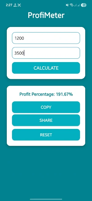 ProfiMeter Screenshot 2