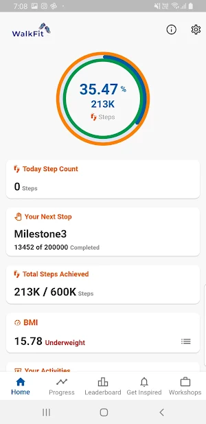 WalkFit Screenshot 2