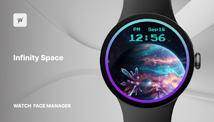 Infinity Space Watch Face Screenshot 0