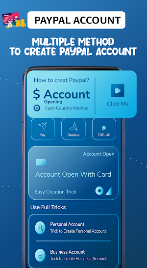 How to Create PayPal Account Screenshot 1