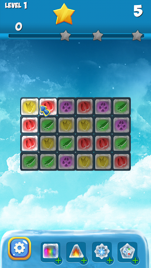 Polar Fox: Frozen Match 3 Screenshot 1