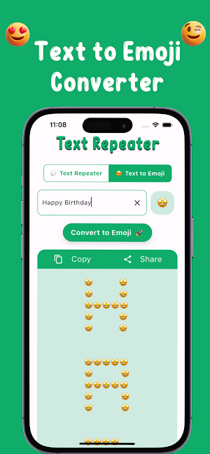 Text Repeater - Emoji Repeater Screenshot 2
