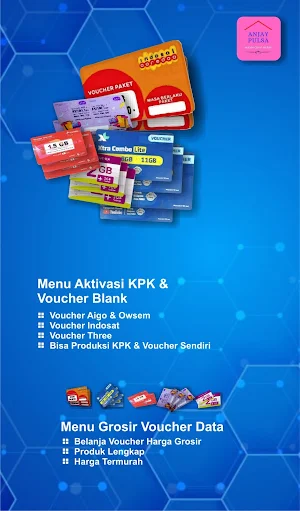 ANJAY PULSA : Aplikasi Pulsa Screenshot 1