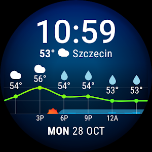 Weather Forecast Watch Face Screenshot 3