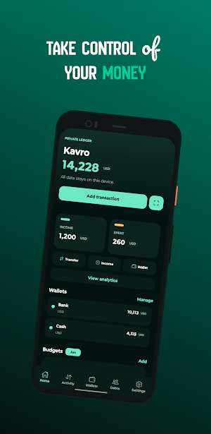 Kavro: Expense & Budget Screenshot 0