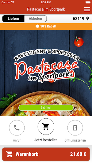 Pastacasa im Sportpark Screenshot 0