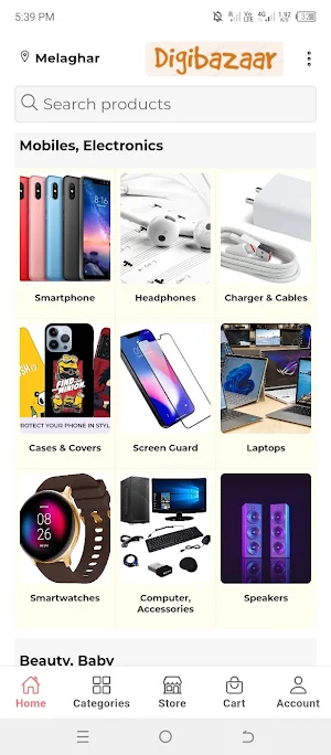 Digibazaar: Local Shopping App Screenshot 3