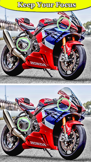 Spot Difference  CBR 250 Byke Screenshot 0