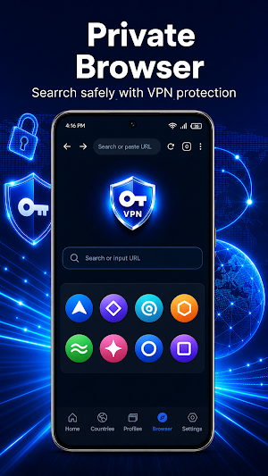 VPN Browser: Proxy & Privacy Screenshot 3