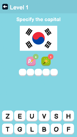 Countries and capitals: flags Screenshot 1
