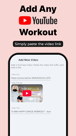 Workout Tracker for YouTube Screenshot 1