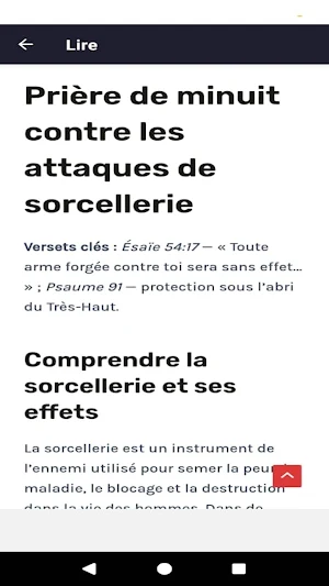 Prière Combat Spirituel Screenshot 3