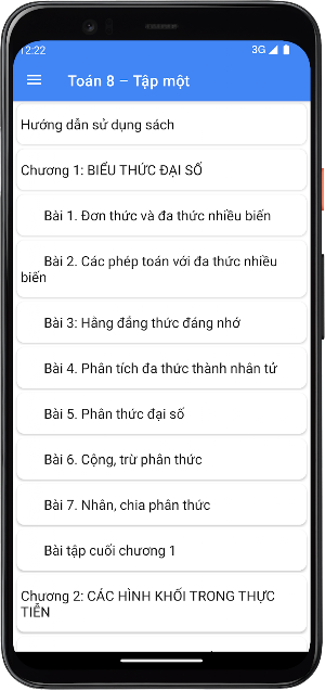 Toán Lớp8 – Tập một Screenshot 3