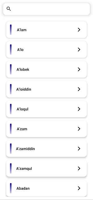 Ismlar Ma'nosi 2023 Screenshot 2