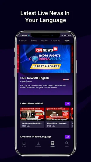 Colors TV on voot tip Screenshot 0