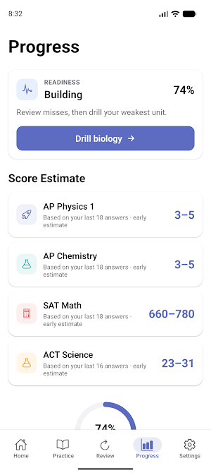Sat prep - ScoreMint Screenshot 3