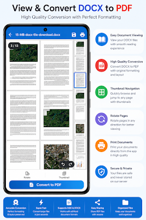 DOC and DOCX to PDF Screenshot 2