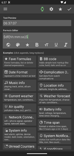 KWCH Kustom Watchface Creator Screenshot 2