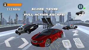 Bmw Escape Police Car Chase Cop 3D Screenshot 0
