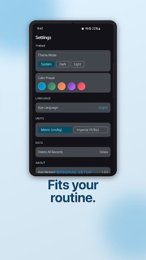 BMI Calculator & Tracker Screenshot 3