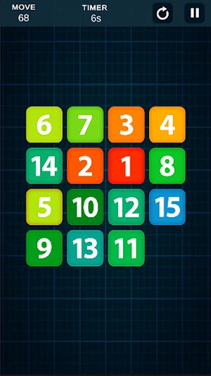 Numbers Slide 3D Puzzle Games Screenshot 2