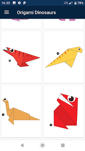 How To Make Origami Dinosaurs Screenshot 1