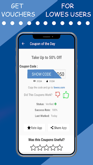 Vouchers for Lowes users Screenshot 3