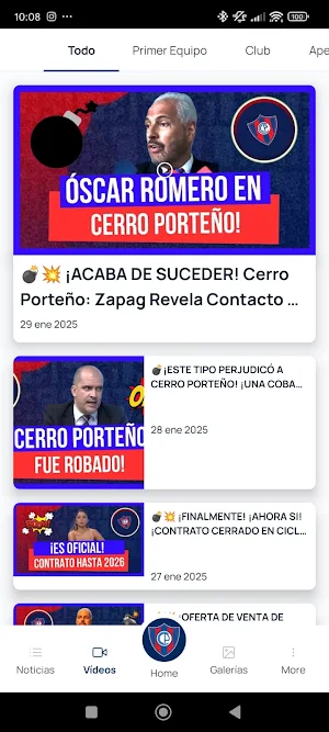 Club Cerro Porteño Screenshot 2