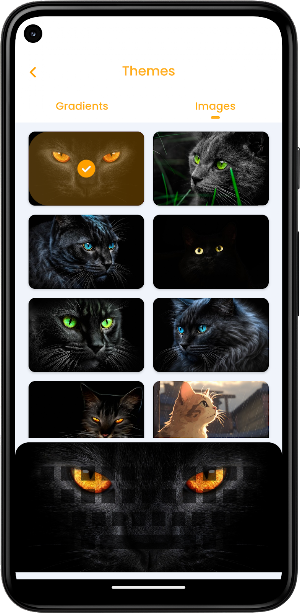 Black Cat Keyboard Theme Screenshot 0