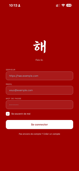 Hae Screenshot 0