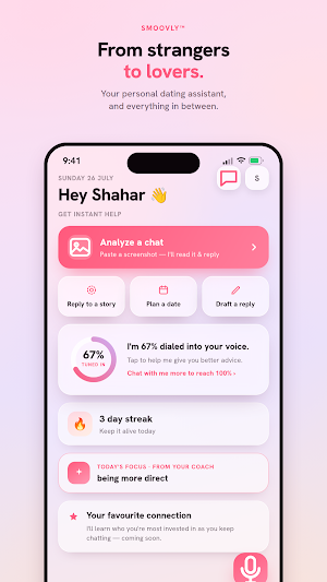 Smoovly: AI Dating Assistant Screenshot 1