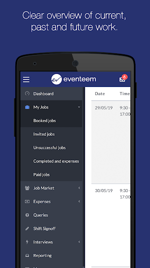 Eventeem Staffing Screenshot 1