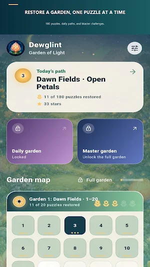 Dewglint: Garden of Light Screenshot 2