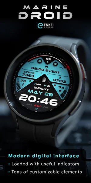 Marine Droid - watch face Screenshot 0