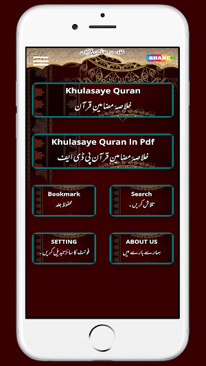 Khulasae Mazamine Quran قرآن Screenshot 0