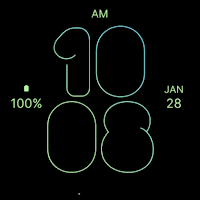 Skinny Daylight Watch Face