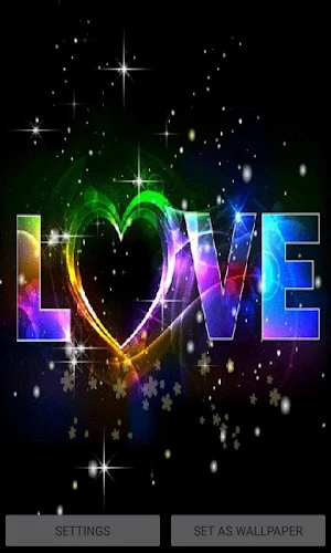 Love Shine Heart LWP Screenshot 0