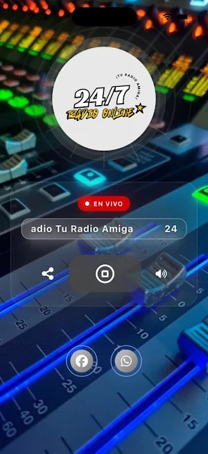 24/7 Radio tu radio amiga Screenshot 0
