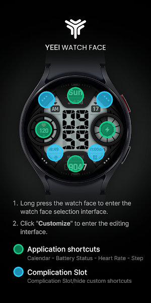 Mechanical LCD Watch Face Screenshot 1