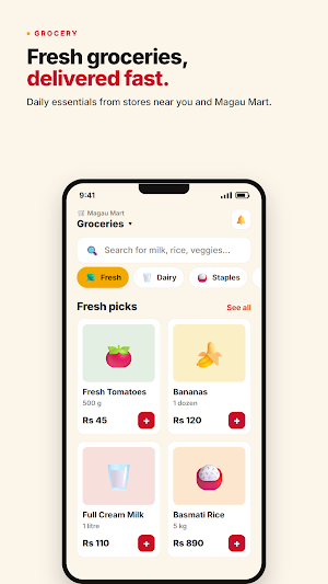 Magau: Food & Grocery Screenshot 2