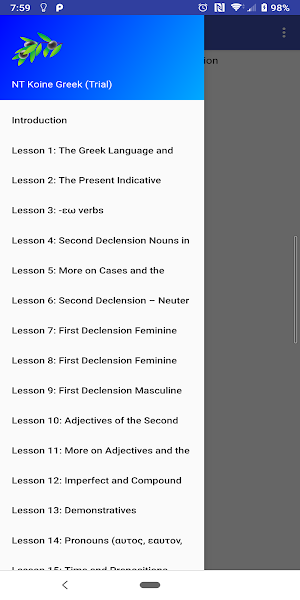 Learn New Testament Koine Greek! (Trial Version) Screenshot 2