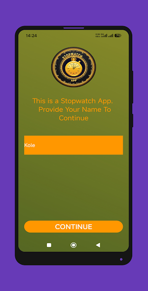 YellowStopwatch Screenshot 1