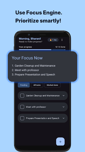 WhimAway: Think → Tasks Screenshot 3