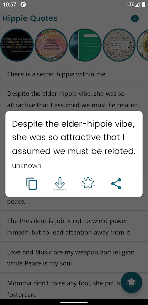 Hippie Quotes and Sayings Screenshot 1