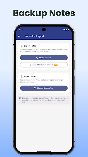 Notes App - Polynotes Screenshot 3