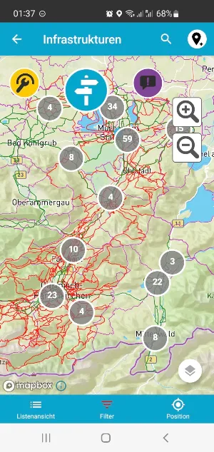Tourinfra mobil Screenshot 2