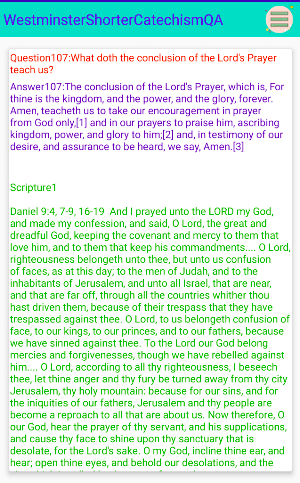 Westminster Shorter Catechism  Screenshot 2