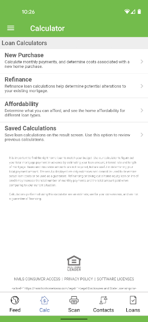 Cabrales Mortgage Screenshot 1