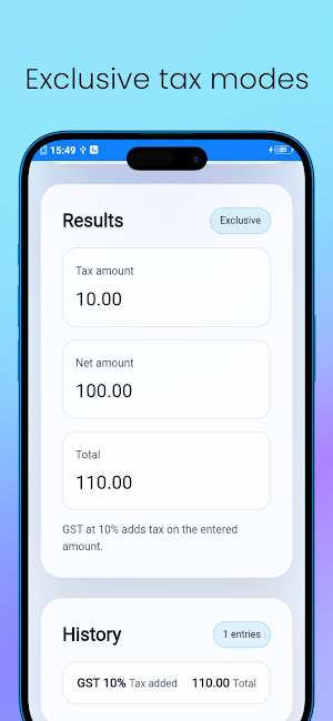 GST VAT Calculator Screenshot 3